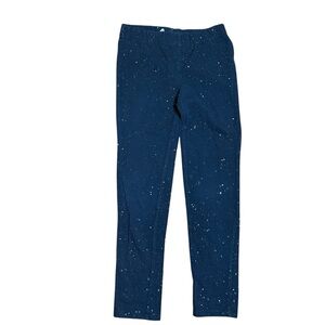 GAP Kids Navy Blue Speckled Stretch Pants Leggings Size 6–7